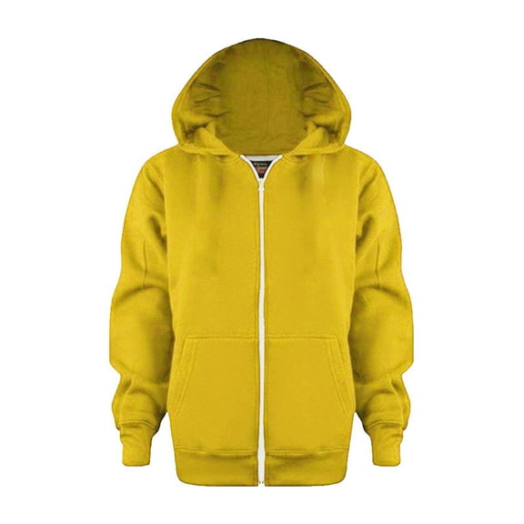 HXWCHs Toddler Boys' Long Sleeve New Edition Henley Hoodie, Soft Warm Casual Sweatshirt Yellow 9-10 Years