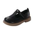 thumbnail image 1 of HXWCHs Toddler Little Girl Mary Jane Dress Shoes - Ballet Flats for Girl Party School Shoes Black 2.5-3 Years, 1 of 4
