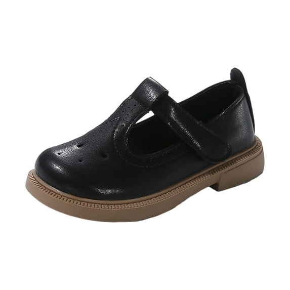 HXWCHs Toddler Little Girl Mary Jane Dress Shoes - Ballet Flats for Girl Party School Shoes Black 2.5-3 Years