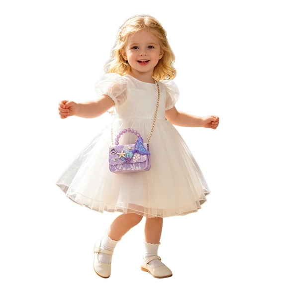 HXWCHs Toddler Purse Gifts for Girls, Toys for Girl Birthday Gifts Set Purple