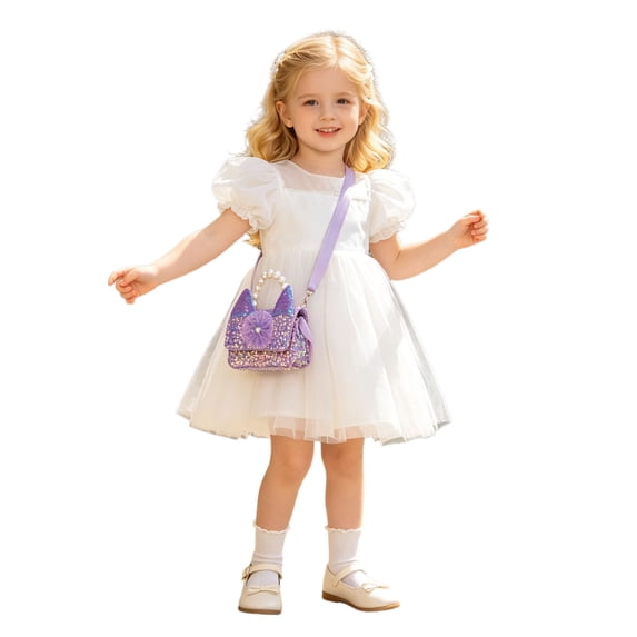 HXWCHs Toddler Purse Gifts for Girls, Toys for Girl Birthday Gifts Set Purple