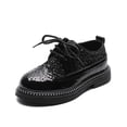 thumbnail image 1 of HXWCHs Versatile Boys Fashion Sneakers for Playful Performances Stylish On Lace Up Shoes with Soft Listed Sole for Everyday Wear 10-10.5 Years Black, 1 of 7
