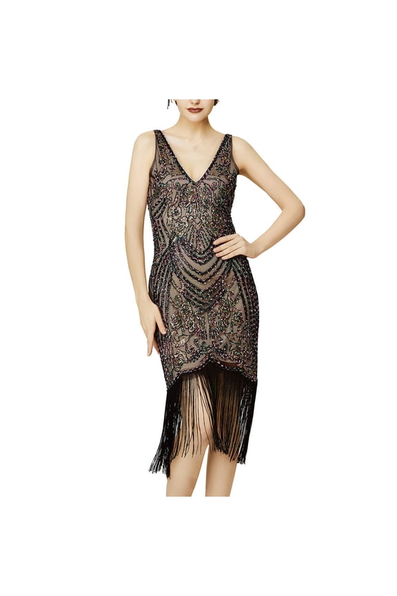 HXWCHs Victorian Gothic Dress Women Solid Color Retro Fitted Waist Court Formal Dress Black S