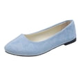 thumbnail image 1 of HXWCHs Women's Casual On Shoes Comfortable Everyday Footwear for Relaxing Outings Closed toe Heel Versatile All Seasons Outfits 9.5 Blue, 1 of 4