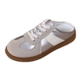 thumbnail image 1 of HXWCHs Women's Casual On Sneakers with Platform Sole for Comfort Walking and Loafers Style 9 Silver, 1 of 8