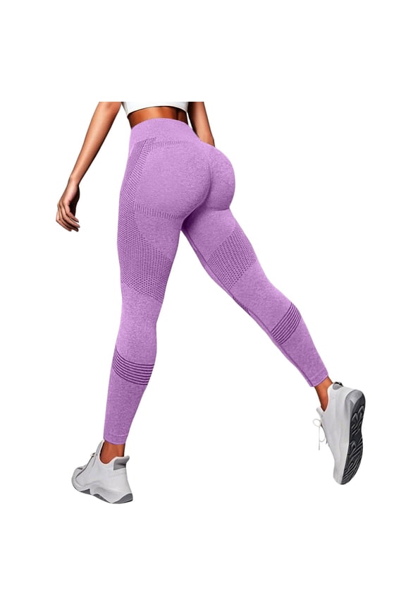 Women's DriMore Core Yoga Pants Relaxed Fit Active Workout Lounge Pants Purple XL