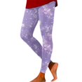 thumbnail image 1 of HXWCHs Women's Fashion Carnival Casual Galaxy Starry Print Yoga Leggings High Waisted Workout Pants for Running Fitness XXL Light Purple, 1 of 5