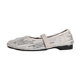 thumbnail image 1 of HXWCHs Women's Fashion Decorative Casual Shoes Shallow Mouth Flat Non Breathable Everyday Loafers 42 Beige, 1 of 8