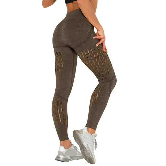 HXWCHs Women's High Waisted Flare Yoga Pants Bootcut Workout Trousers with Pockets Green M