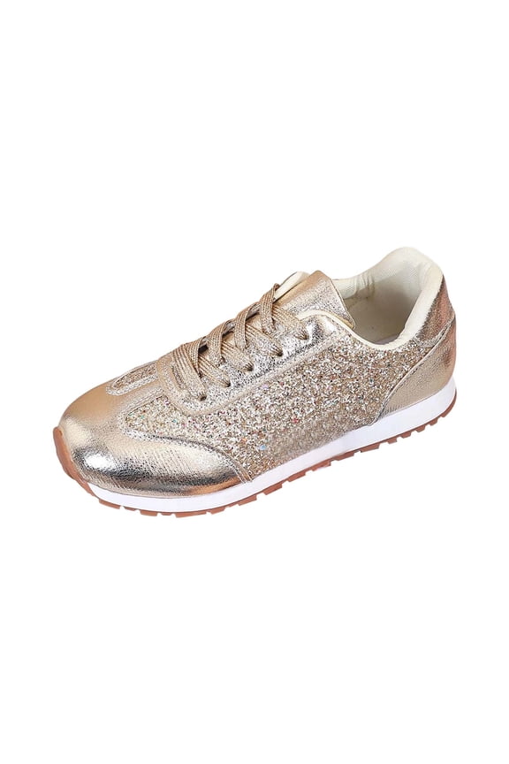 Women's On Casual Walking Shoes Everyday Comfort Footwear with Durable Sole Design 37 Gold