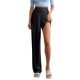 thumbnail image 1 of HXWCHs Women's Straight Leg Casual Trousers Lightweight Summer Pants Soft Viscose Fabric Comfortable Daily Wear XXXXL Black, 1 of 4