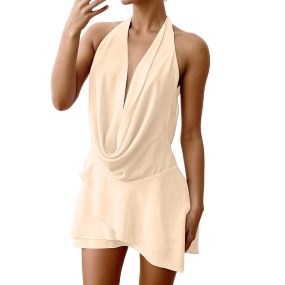 HXWCHs Women's Versatile Sleeveless Skirt Suit Set Work Dress Casual Outfit with Year Round Styling Accessories M Yellow