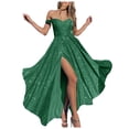 thumbnail image 1 of HXWCHs Women's Victorian Gown Solid Color Tailored Waist Gothic Retro Court Party Dress Green M, 1 of 5