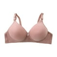 thumbnail image 1 of HXWCHs Womens Bra Steel Rimless Comfort Gather Thin Large Bra for Daily Wear Size: 36 Light Purple, 1 of 3