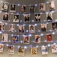 HXWEIYE 120LEDs White Photo Clips String Light, 40Ft Fairy Light with
