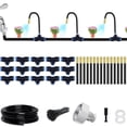 thumbnail image 1 of HXXF Irrigation System Kit, 360° Bendable Drip Irrigation System with 49FT/15M Drip Irrigation Hose, DIY Automatic Watering System, Drip Irrigation Kits for Garden, Greenhouse, Lawn, Plants, 1 of 7