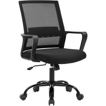 HXYHJ Home Office Chair Ergonomic Desk Chair Swivel Rolling Computer Chair-Black