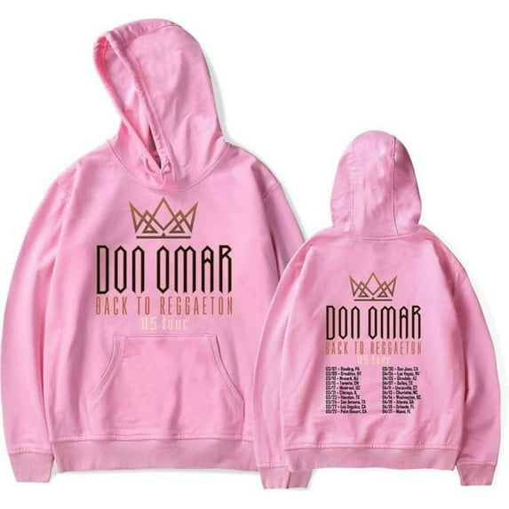 HXZQJECV Don Omar Back to Reggaeton Tour 2024 Hoodie Men Women Rapper HipHop Sweatshirts Long Sleeve Hooded
