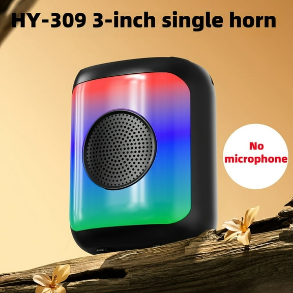 HY-3316 Karaoke Machine | 1 Wireless + 1 Wired Microphone
Portable PA Speaker with LED Lights | TF/USB/AUX/TWS Support
Ideal for Parties & Adult Karaoke Entertainment