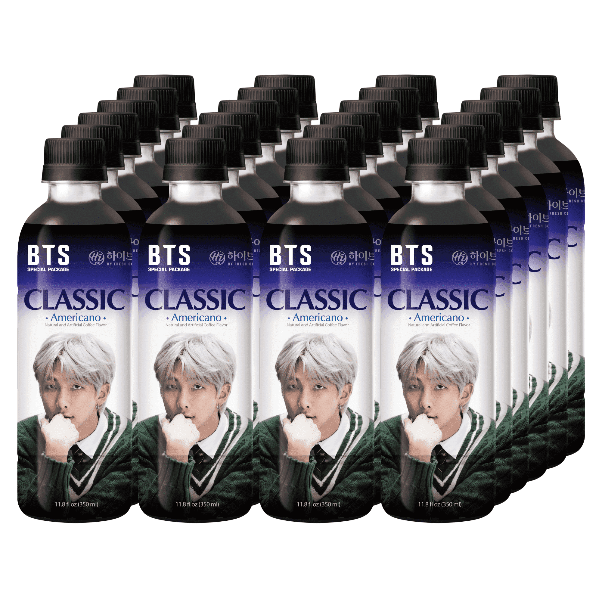 BTS コーヒー HY BTS Hot Brew Classic Americano Coffee Ready-to-Drink 24 Pack