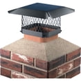 thumbnail image 1 of HY-C Single Flue Chimney Cap Bolt-On - 9" x 13" Black Steel Mesh 3/4" — Construction & DIY Use, Standard Hardware Spec, 1 of 1