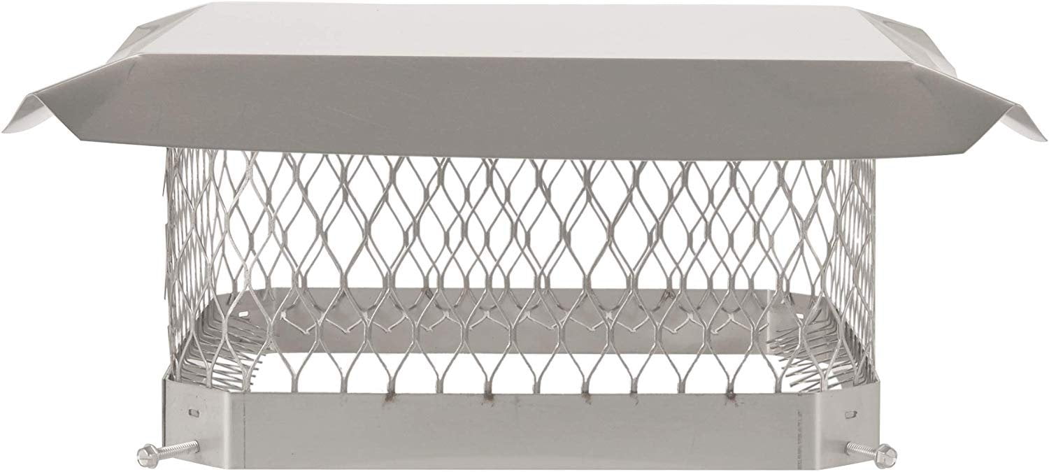 13-inch Stainless Steel Chimney Cover with Mesh