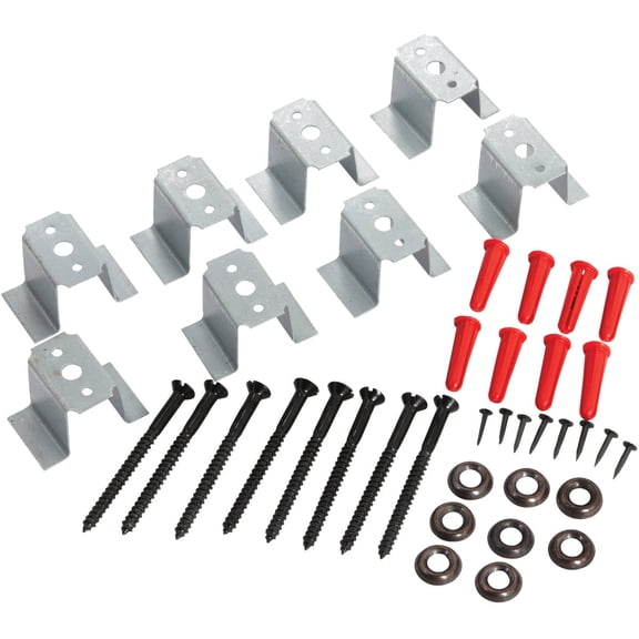 HY-C Wall Spacer Kit ULSK - Easy Installation, Steel, Screw-In - 24 Piece, Multicolor