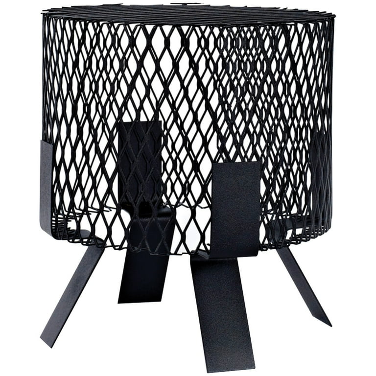 8 in. x 8 in. Spark Arrestor Bird and Squirrel Screen in Galvanized Black 8 in. x 8 in. Spark Arrestor Bird and Squirrel Screen in Galvanized Black