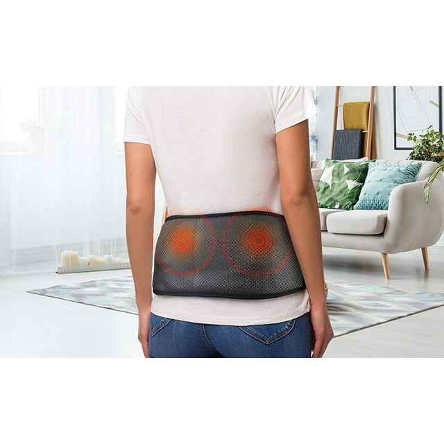 HYIMPACT Heated Back Massager Belt, Back Pain Relief Belt with Heat