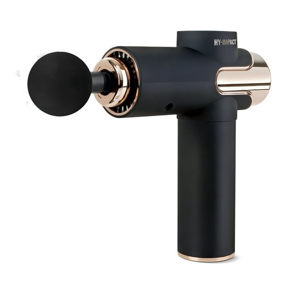 HY-IMPACT Power Pulse Deep Tissue Percussion Muscle Massager - Touch Control, 3 Modes, 99 Speeds & 10 Attachments