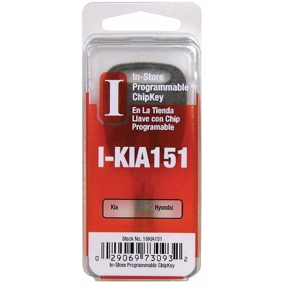 Hy-Ko Kia Nickel Plated I-Chip Sidewinder Key 18KIA151