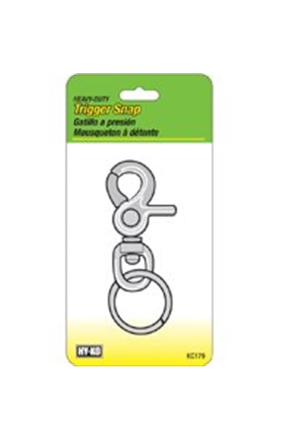 2GO Heavy-Duty Trigger Snap with Split Ring Keychain