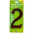 thumbnail image 1 of HY-KO 4" Aged Bronze Metal House Number 2, 1 of 8