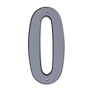 HY-KO 4" Reflective Plastic Modern Number 0