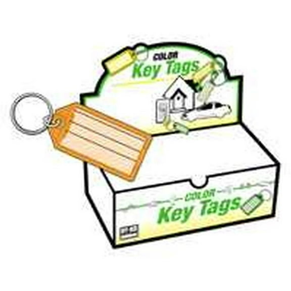 HY-KO KB143-100 Key Identification Tag, Plastic
