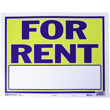 HY-KO Large Neon For Rent Sign