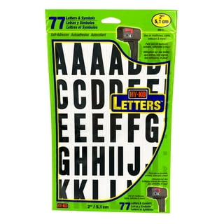 Seajan 184 Pcs Large Letter Stickers 6 Inch Vinyl Alphabet Letter Number  Stickers Self Adhesive Big Font Letters Number Stickers for Classroom  Window