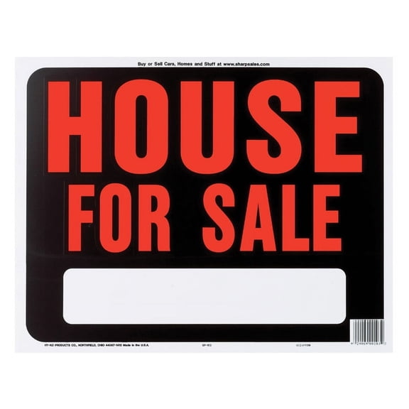 HY-KO Outdoor Plastic Retail Sign, 15 x 19 Inch, Orange