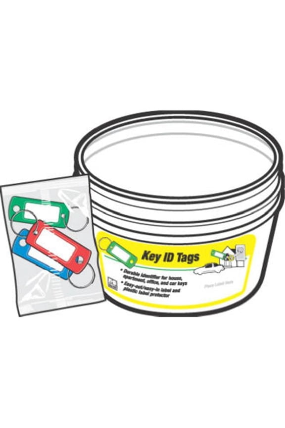 Products KB138-BKT 3 Pack Key Identification Tag, 20 Piece