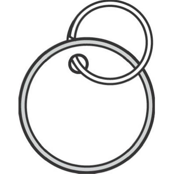 HY-KO PROD CO 50PK Paper Tag/Ring KB144-50