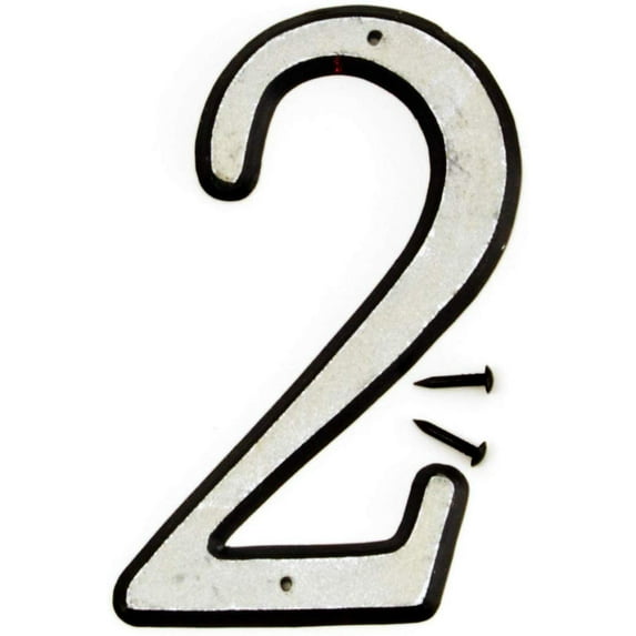 HY-KO Products 30602 2 Number, 4 Inch, Reflective