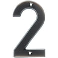 thumbnail image 1 of HY-KO Products BR-42OWB/2 Prestige House Number 2 Two, 4 in, Bronze, 1 of 3
