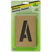 HY-KO Products ST-4 Number & Letter Stencils, 4 INCH, Tan