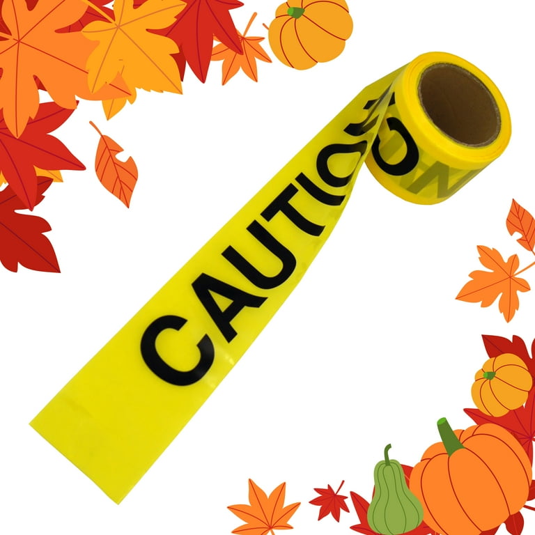 HY-KO Yellow Safety and Caution Tape, 3