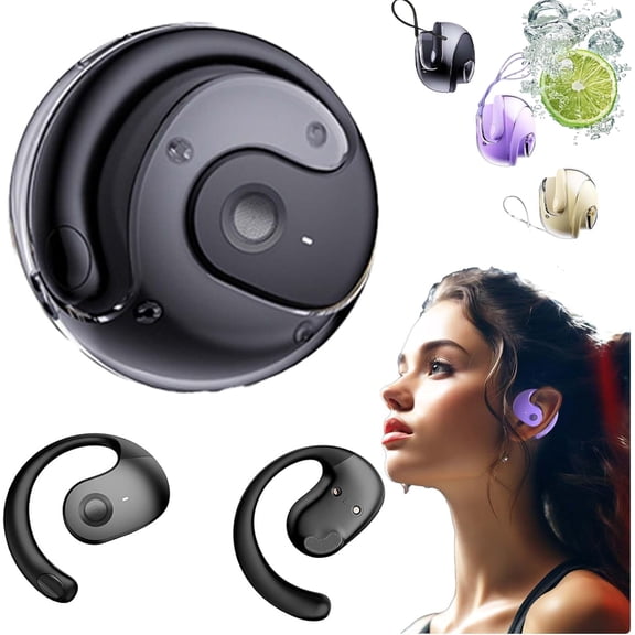 HY-T26 X15 Headphones for Sports Earbuds, HY-T26 Earbuds Wireless Bluetooth, in Ear Headphones Wireless Bluetooth 5.4 Earphones OWS, Waterproof Noise Reduction Bluetooth Headset, High Sound Quality