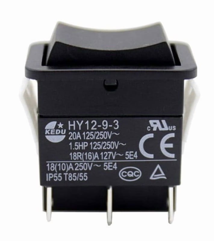 KEDU KJD20-2 4 Pin Elektrische Magnetische Schakelaar Drukknop
