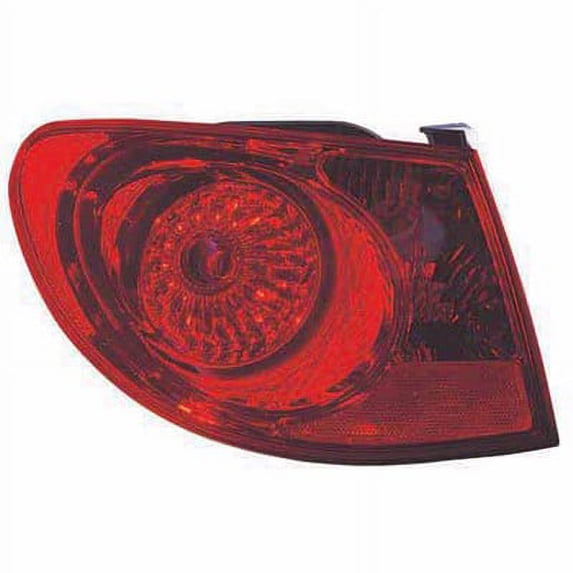 HY2804108 Rear Driver Side Tail Light Assembly for 2007-10 Hyundai Elantra