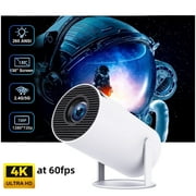 Yinzam Mini HY300 Projector with Android 12 2GB RAM 16GB ROM WIFI 6, Max 4K, Bluetooth Video Projectors