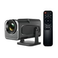 thumbnail image 1 of HY320 Mini 4K Projector Native 720P Android 11 4K Projector 300ANSI Wifi6 BT5.0 Cinema Outdoor 180° Projector US Plug, 1 of 5