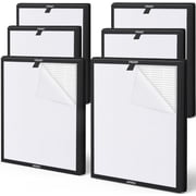 HY4866 Air Purifier Replacement Filter, H13 HEPA Filter Compatible MORENTO/YIOU/WESTHEY Air Purifier for Dust,Pet Dander, Smoke, Pollen, 6 Packs
